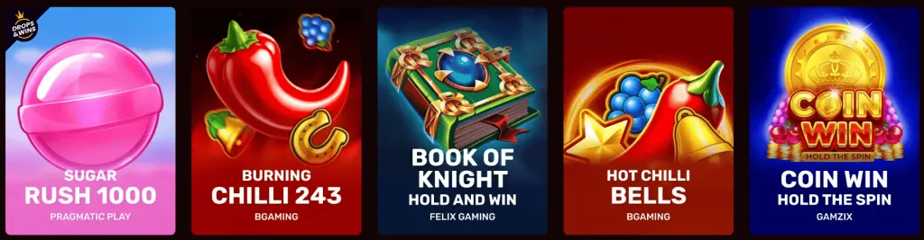 Games and Providers Dragon Slots Casino